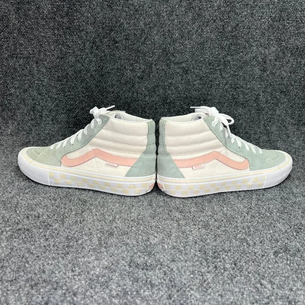 Vans Sk8-Hi Pro Washout Sneakers Men's 8.5 Green Pink Athletic Retro Skate Shoes - Picture 7 of 13